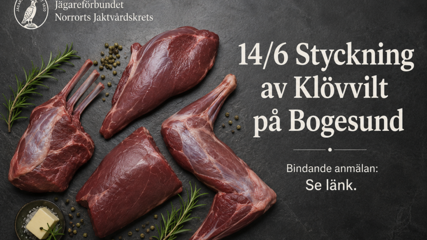14/6 Styckningskurs Bogesund
