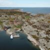 Klart med Nämdöskärgårdens nationalpark – jaktfrågan fortfarande omstridd Nämdöskärgårdens nationalpark - Bullerö från ovan Foto: Länsstyrelsen Stockholm